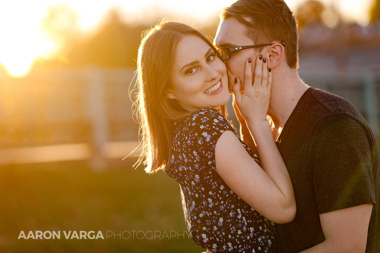 23 cute engagement photos sunset(pp w768 h512) - Kelsey + Mike | West Park and Mt. Washington Engagement Photos
