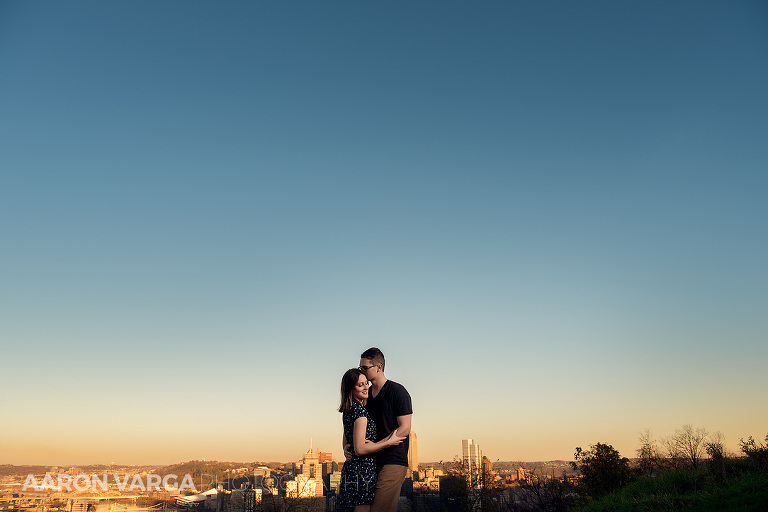 24 sunset engagement photos mt washington pittsburgh(pp w768 h512) - Kelsey + Mike | West Park and Mt. Washington Engagement Photos