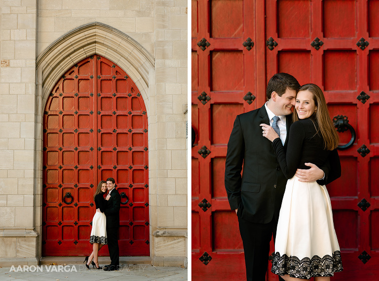 13 red door pitt engagement(pp w768 h569) - Megan + Robert | Pitt University & Schenley Park Engagement Photos