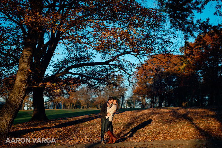 32 gorgeous fall light engagement(pp w768 h512) - Megan + Robert | Pitt University & Schenley Park Engagement Photos