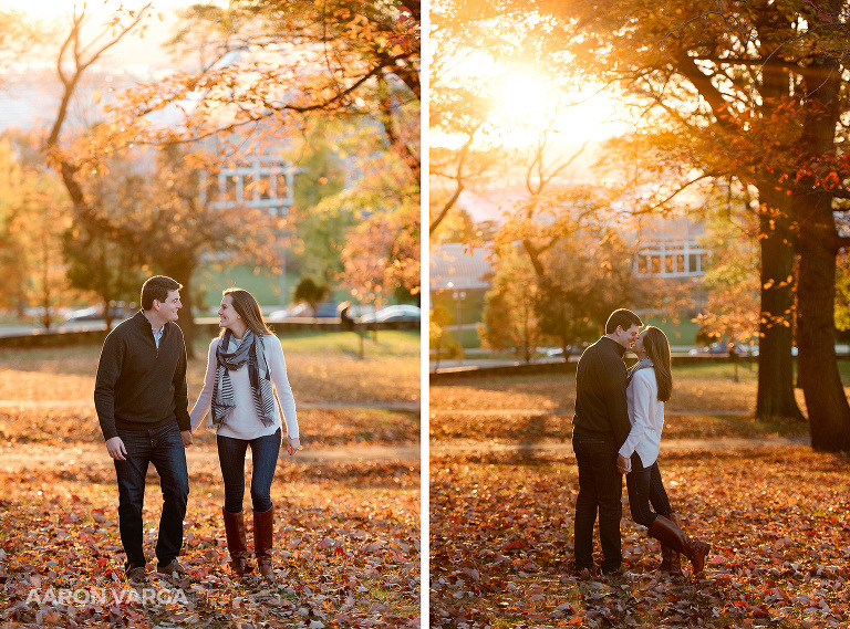 33 beautiful fall light engagement(pp w768 h569) - Megan + Robert | Pitt University & Schenley Park Engagement Photos