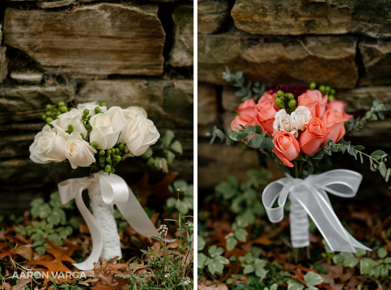 02 ivory coral wedding flowers(pp w768 h570) - Heidi + Will | Old Saint Luke's and Pittsburgh Opera Wedding Photos