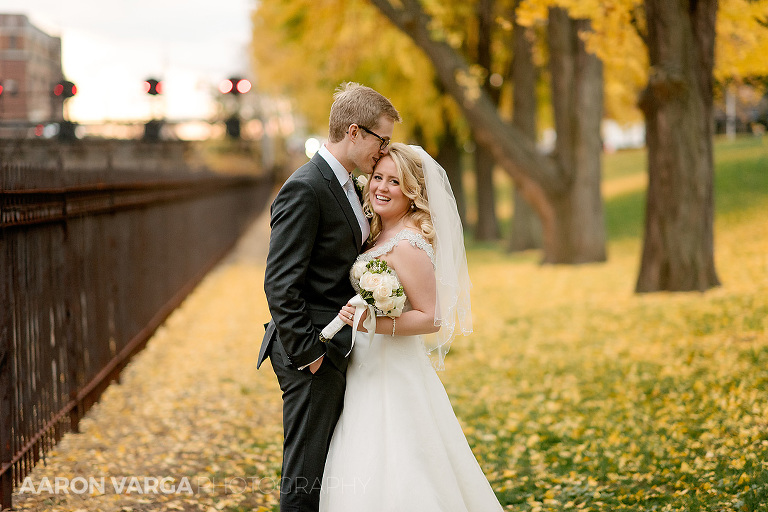 22 wedding fall trees north side(pp w768 h512) - Heidi + Will | Old Saint Luke's and Pittsburgh Opera Wedding Photos