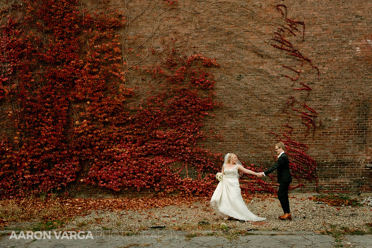 37 red ivy wall pittsburgh wedding(pp w768 h512) - Heidi + Will | Old Saint Luke's and Pittsburgh Opera Wedding Photos