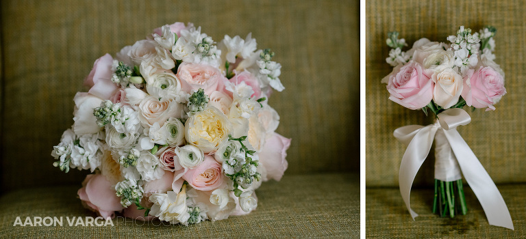 03 pink ivory wedding flowers(pp w768 h350) - Stephanie + Ryan | Heinz Chapel and University Club Wedding Photos