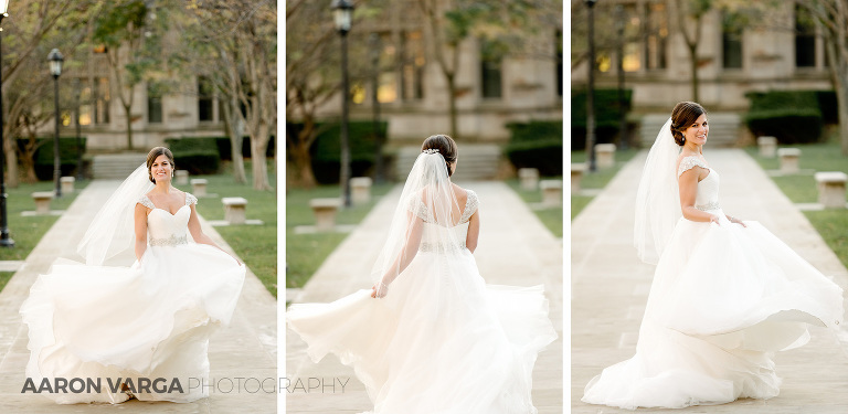 06 bride twirling dress heinz chapel(pp w768 h375) - Stephanie + Ryan | Heinz Chapel and University Club Wedding Photos