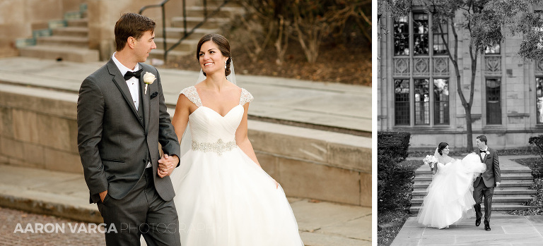25 bride groom cathedral of learning wedding(pp w768 h349) - Stephanie + Ryan | Heinz Chapel and University Club Wedding Photos