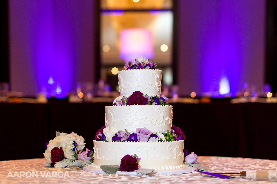 04 purple wedding cake westin convention center - Best of 2015: Cakes