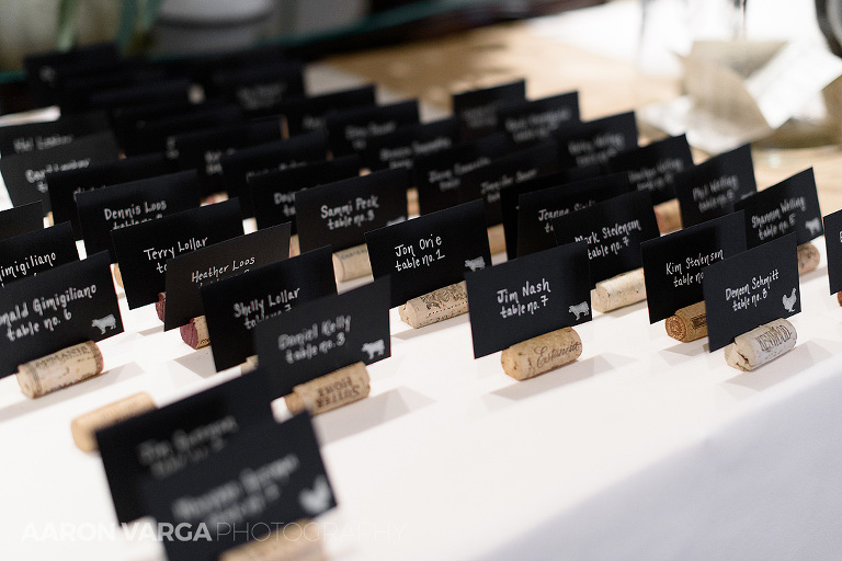 12 cork escort cards wedding(pp w768 h512) - Best of 2015: Receptions and Details