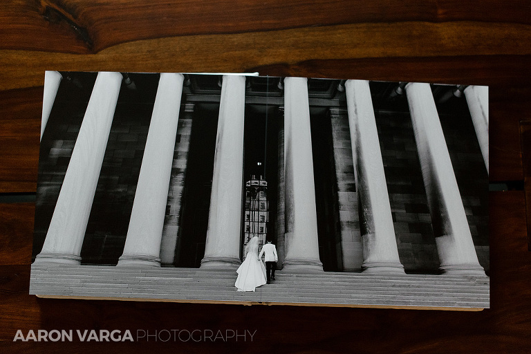 05 mellon institute white leather wedding album(pp w768 h512) - White Leather Flush Mount Wedding Album | The Pennsylvanian