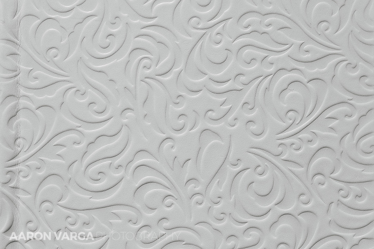 08 white leather chyna finao oglebay wedding(pp w768 h512) - White Leather Flush Mount Wedding Album | The Pennsylvanian