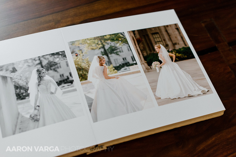 09 best wedding albums in pittsburgh(pp w768 h512) - White Leather Flush Mount Wedding Album | The Pennsylvanian
