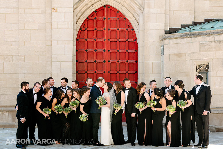 14 large bridal party portrait pitt(pp w768 h512) - Mimi + Mike | Hotel Monaco and J. Verno Studios Wedding Photos