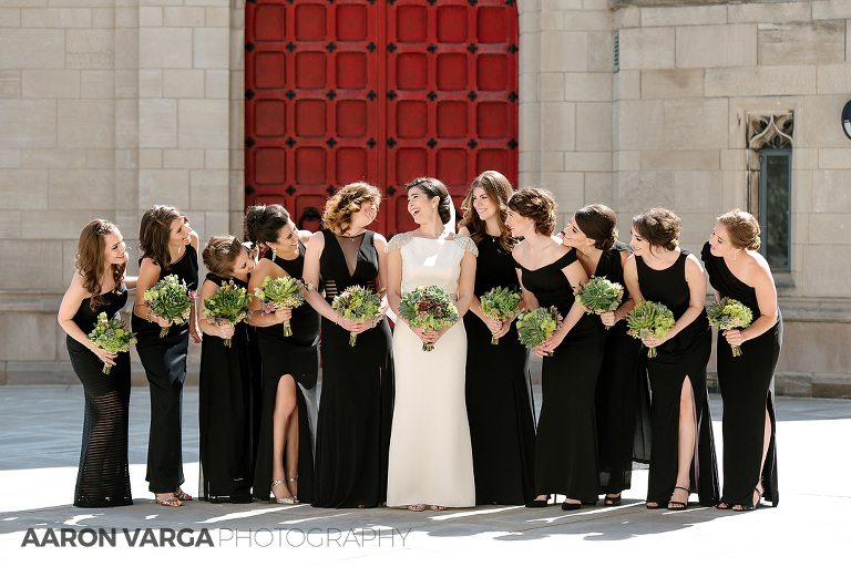 15 pitt university bridesmaids(pp w768 h512) - Mimi + Mike | Hotel Monaco and J. Verno Studios Wedding Photos