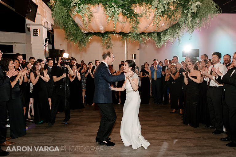 39 first dance j verno wedding reception(pp w768 h512) - Mimi + Mike | Hotel Monaco and J. Verno Studios Wedding Photos
