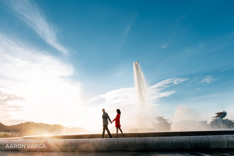 Point State Park Engagement(pp w768 h512) - Sneak Peek! Kini + Ricky | Point State Park Fountain Engagement