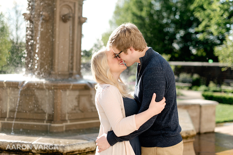 09 mellon park fountain engagement(pp w768 h512) - Heidi + Will | Mellon Park Post-Wedding Photos