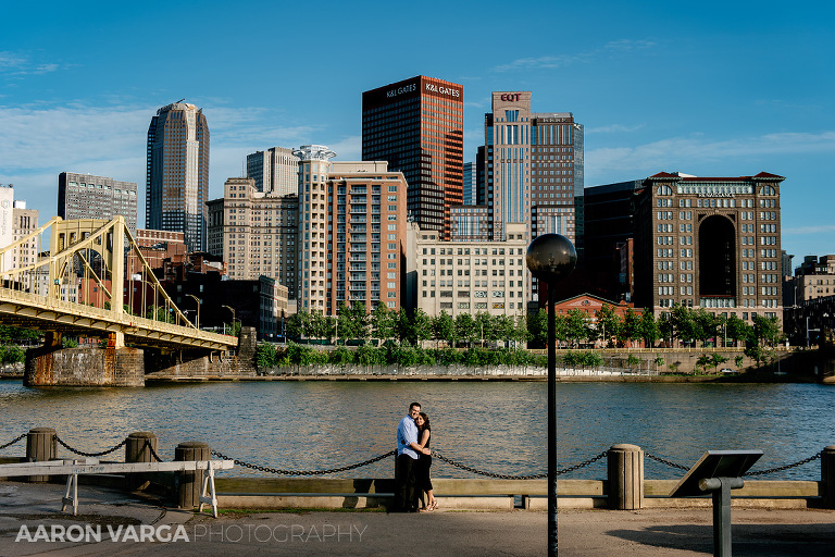 03 north shore pittsburgh engagement(pp w768 h512) - Kini + Ricky | Point State Park and Mt. Washington Engagement Photos