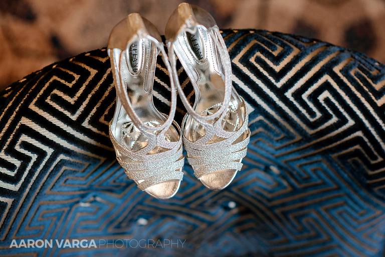 03 silver alfani wedding shoes sparkly(pp w768 h512) - Loren + Brandon | Sheraton Station Square Wedding Photos