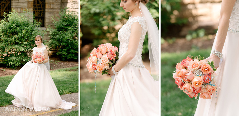 05 bride pink wedding dress(pp w768 h375) - Loren + Brandon | Sheraton Station Square Wedding Photos