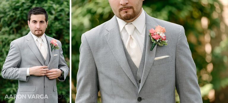 06 groom pink flowers(pp w768 h350) - Sheraton Station Square Wedding