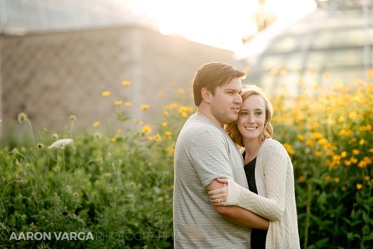 15 phipps conservatory sunset(pp w768 h512) - Kaitlyn + Tom | Phipps Conservatory and Schenley Park Engagement Photos