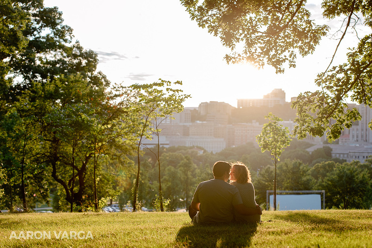20 sunset photos in schenley park(pp w768 h512) - Kaitlyn + Tom | Phipps Conservatory and Schenley Park Engagement Photos