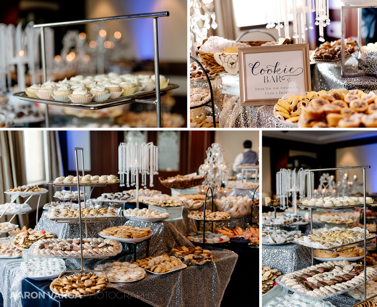 Sheraton Station Square wedding Italian cookie table reception(pp w768 h626) - Sheraton Station Square Wedding