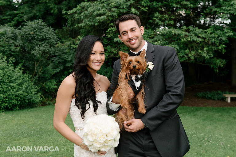 12 bride groom with dog tuxedo(pp w768 h512) - Gina + Anthony | Longue Vue Club Wedding Photos
