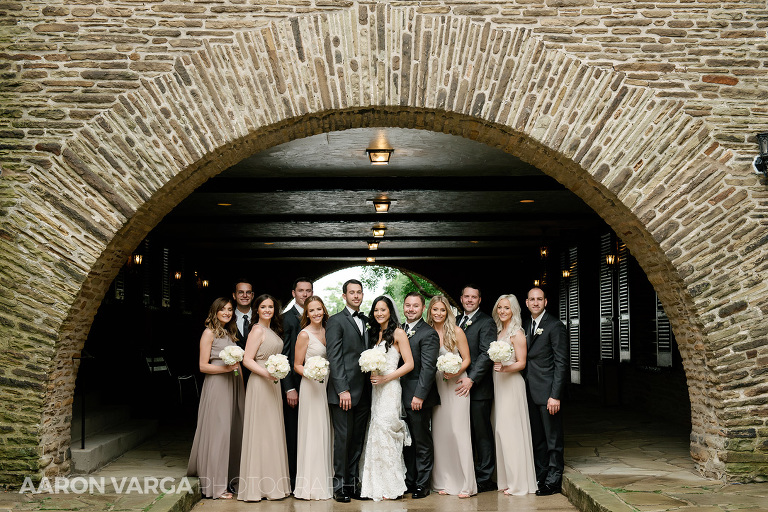 17 longue vue club wedding arch bridal party(pp w768 h512) - Gina + Anthony | Longue Vue Club Wedding Photos