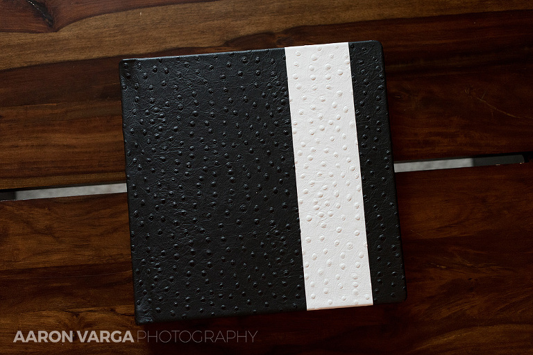 03 j verno studios wedding album 1(pp w768 h512) - Black and White Leather Wedding Album | J Verno Studios