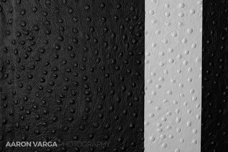 07 black white leather finao one wedding album 1(pp w768 h512) - Black and White Leather Wedding Album | J Verno Studios