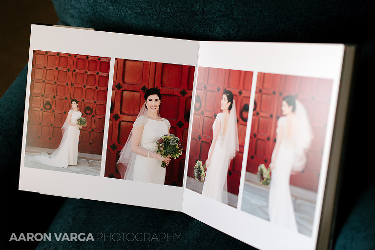 08 hotel monaco wedding album 1(pp w768 h512) - Black and White Leather Wedding Album | J Verno Studios