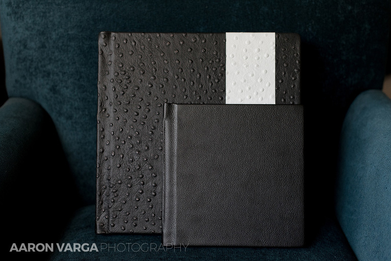 01 black parent faux leather wedding album(pp w768 h512) - Black Faux Leather Wedding Album | Hotel Monaco and J Verno Studios