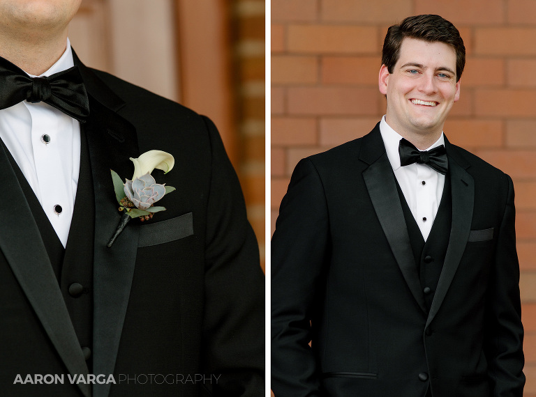 09 black tuxedo groom(pp w768 h570) - Megan + Robert | Longue Vue Club Wedding Photos