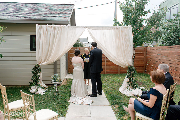 14 small intimate outdoor ceremony pittsburgh(pp w768 h512) - Samantha + Jeff | Lawrenceville and Pittsburgh Opera Wedding Photos