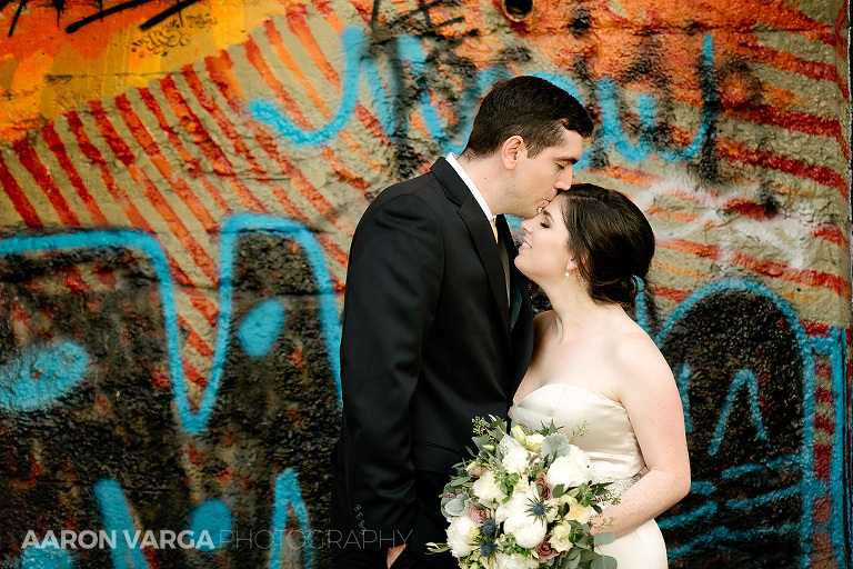 20 wedding photos in lawrenceville with graffiti(pp w768 h512) - Samantha + Jeff | Lawrenceville and Pittsburgh Opera Wedding Photos