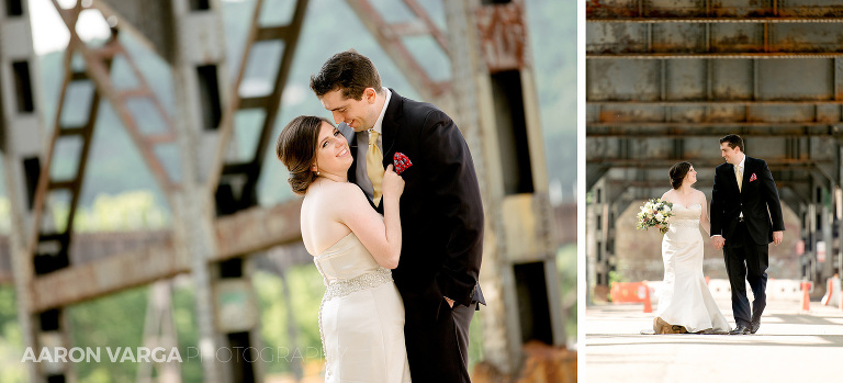 27 strip district bridge wedding(pp w768 h349) - Samantha + Jeff | Lawrenceville and Pittsburgh Opera Wedding Photos