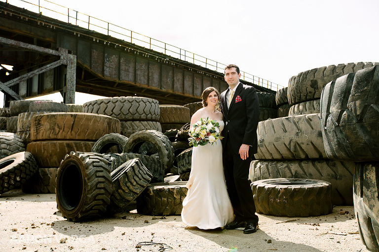 29 pittsburgh tire yard(pp w768 h512) - Samantha + Jeff | Lawrenceville and Pittsburgh Opera Wedding Photos