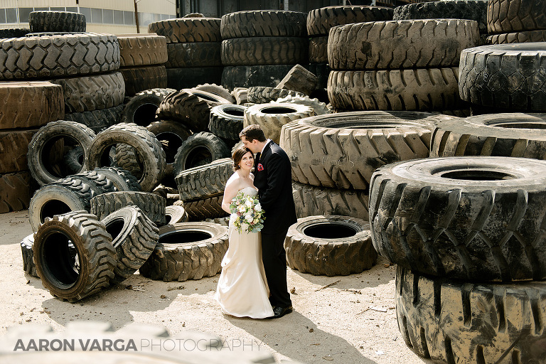31 wedding photos in pittsburgh tire yard(pp w768 h512) - Samantha + Jeff | Lawrenceville and Pittsburgh Opera Wedding Photos