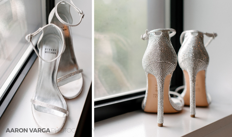04 sparkly stuart weitzman wedding shoes(pp w768 h453) - Valerie + Matt | St. Paul's Cathedral and Pennsylvanian Wedding Photos