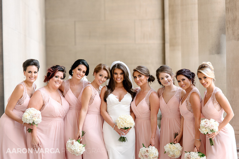 09 light pink bridesmaid dresses(pp w768 h512) - Valerie + Matt | St. Paul's Cathedral and Pennsylvanian Wedding Photos