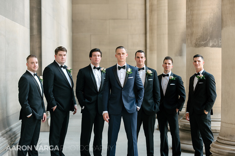25 grooomsmen mellon pillars(pp w768 h512) - Valerie + Matt | St. Paul's Cathedral and Pennsylvanian Wedding Photos