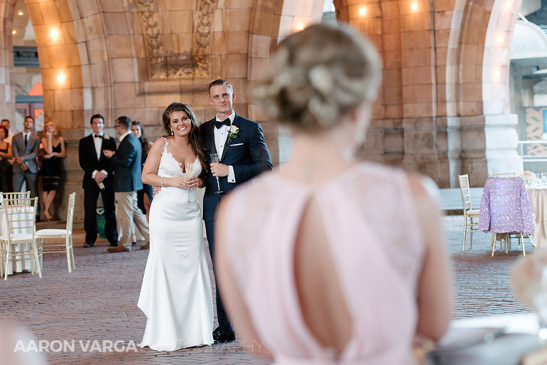 47 toasts under pennsylvanian rotunda(pp w768 h512) - Valerie + Matt | St. Paul's Cathedral and Pennsylvanian Wedding Photos