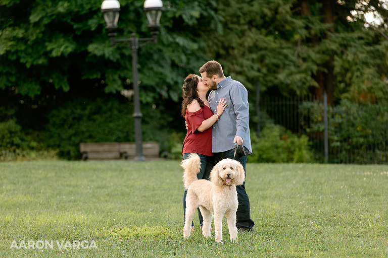 03 engagement session with a dog(pp w768 h512) - Shauna + Glenn | Schenley Park and North Shore Engagement Photos