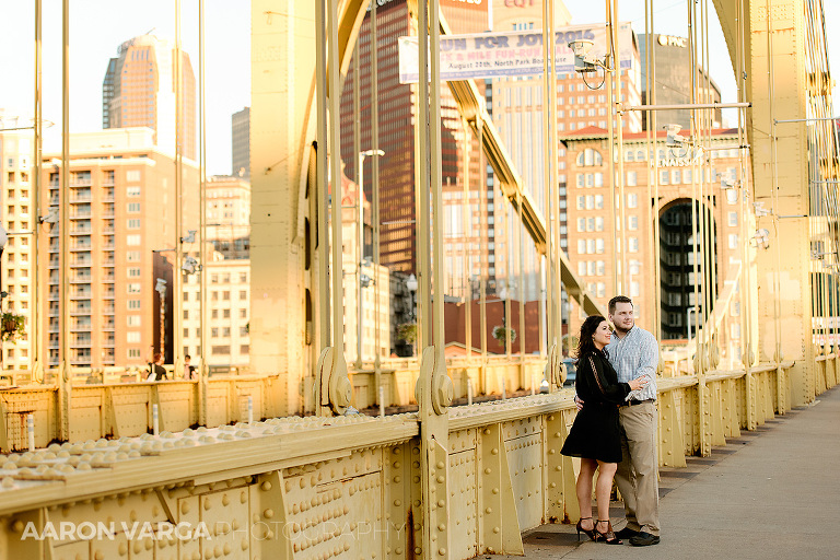 20 roberto clemente bride engagement(pp w768 h512) - Shauna + Glenn | Schenley Park and North Shore Engagement Photos