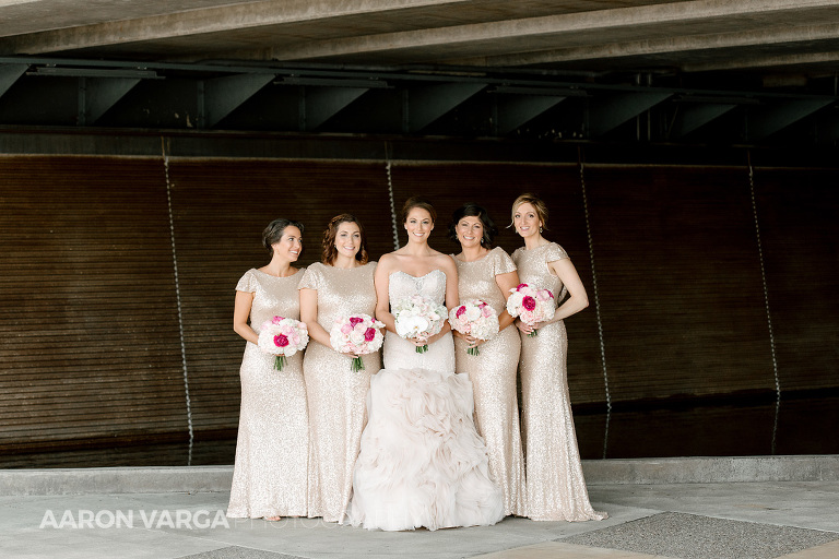 15 convention center wedding bridesmaids(pp w768 h512) - Amie + Ben | Heinz History Center Wedding Photos
