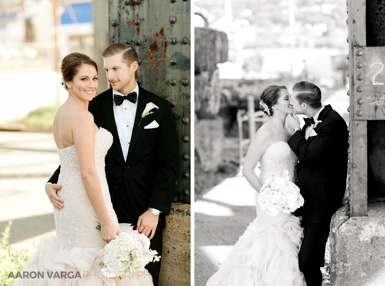 37 strip district tire yard(pp w768 h570) - Amie + Ben | Heinz History Center Wedding Photos