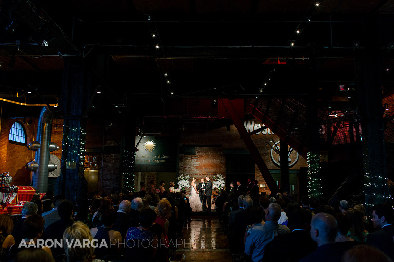 46 heinz history center ceremony wedding(pp w768 h512) - Amie + Ben | Heinz History Center Wedding Photos