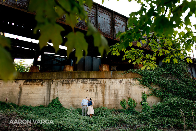 11 bridge underpass washingtons landing(pp w768 h512) - Iona + Eric | Washington's Landing & Mellon Park Engagement Photos